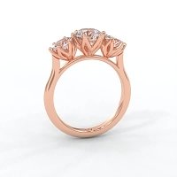 Tulip 3 Stones Oval
