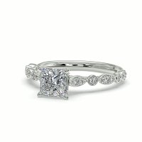 Cathedral Marquise shaped Ring