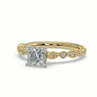 Cathedral Marquise shaped Ring