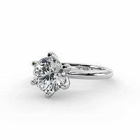 Rene 6 Claw Engagement Ring