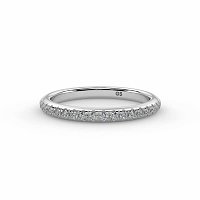 Rene Straight Claw Set Wedding Ring