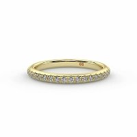 Rene Straight Claw Set Wedding Ring