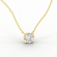 Necklace with Lab Grown Diamond 0.35cts