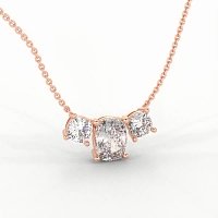 Trilogy Pendant with attached chain