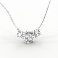 Trilogy Pendant with attached chain
