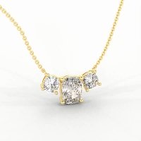 Trilogy Pendant with attached chain