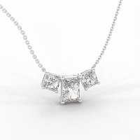 Trilogy Pendant with attached chain