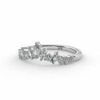 GSD Marquise Round Wedding Ring