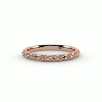 Angeli Twirling Diamond Wedding Ring