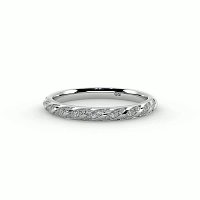 Angeli Twirling Diamond Wedding Ring