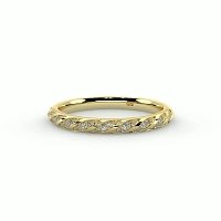 Angeli Twirling Diamond Wedding Ring