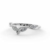 Leaf-Marqui Shaped Wedding Ring