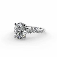 Dalia with Graduated Side Stones