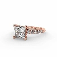 Dalia with Graduated Side Stones