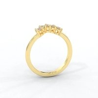Claw Set Fitted Wedding Ring