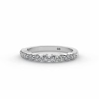 Cara Floating Diamond Wedding Ring