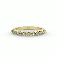 Cara Floating Wedding Ring with Natural Diamonds 0.35ct Total Weight
