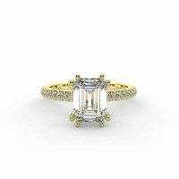 Ariel Side Stones Ring with IGI LG Diamonds 1.8cts Total Weight