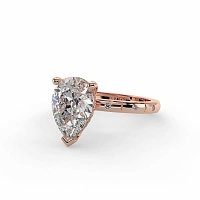 Ariel with Hammer set Diamonds on Band