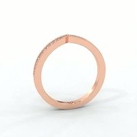 GSD V-Shaped Wedding ring