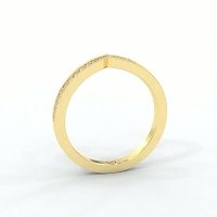 GSD V-Shaped Wedding ring