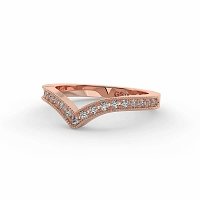 GSD V-Shaped Wedding ring