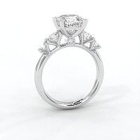 Cara Side Stones with 4 Accent Diamonds
