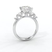 Cara Side Stones with 4 Accent Diamonds