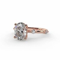 Ariel with Round Prong-Set on Band