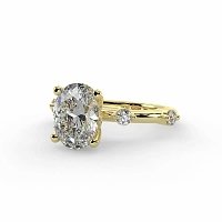 Ariel with Round Prong-Set on Band