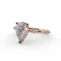 Ariel with Round Prong-Set on Band