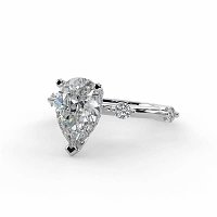 Ariel with Round Prong-Set on Band