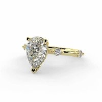 Ariel with Round Prong-Set on Band