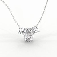 Trilogy Pendant with attached chain