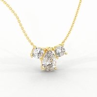 Trilogy Pendant with attached chain