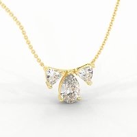 Trilogy Pendant with attached chain