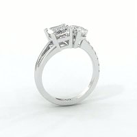 Toi&Moi with Half Split Band