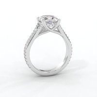 Dalia with Diamonds on Double Split Band