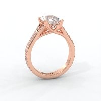 Dalia with Diamonds on Double Split Band