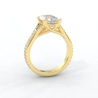 Dalia with Diamonds on Double Split Band