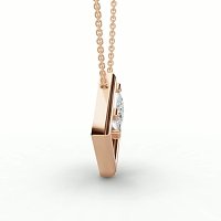 Claw Set Pendant with 1ct Lab-grown Diamond