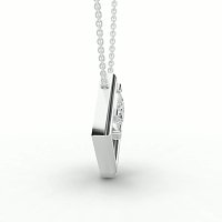 Claw Set Pendant with 1ct Lab-grown Diamond