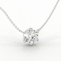 Necklace with Lab Grown Diamond 1.53cts