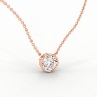 Necklace with Lab Grown Diamond 0.35cts