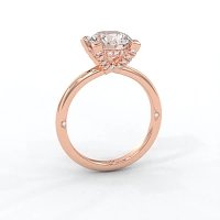 Ariel 4 Claws with Diamonds on prongs