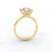 Ariel 4 Claws with Diamonds on prongs