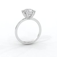 Ariel with Diamonds on Prongs