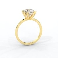 Ariel with Diamonds on Prongs
