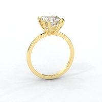 Ariel with Diamonds on Prongs