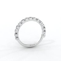 Cara Oval and Round Diamonds Wedding Ring